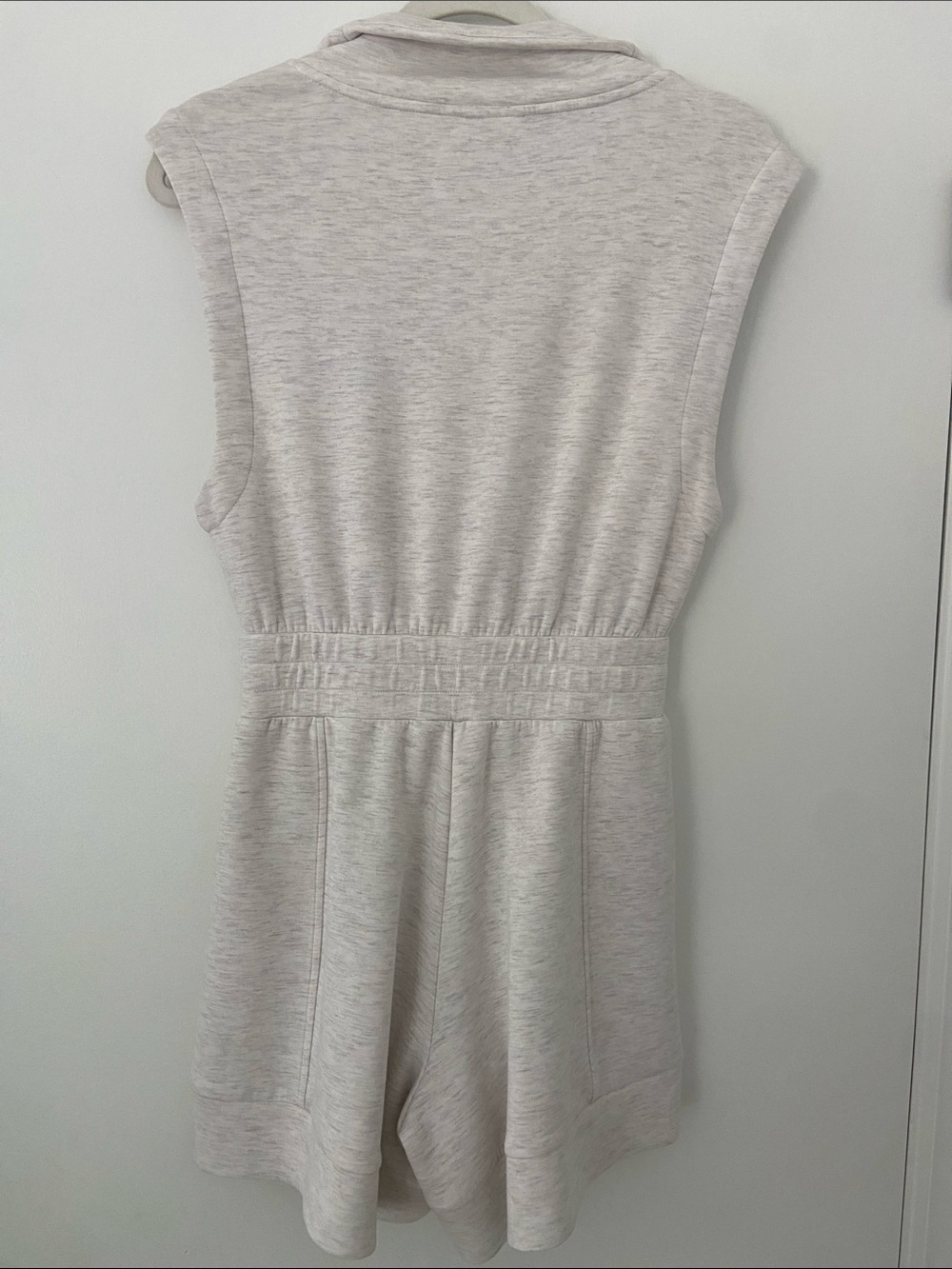 Varley Linvale Playsuit in Ivory Marl - Picture 14 of 16
